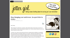 Desktop Screenshot of jottergirl.com
